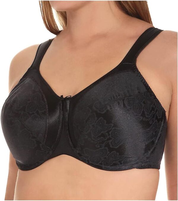 Bali Womens Satin Tracings Minimizer Bra, Maximum Support Underwire Bra, Df3562