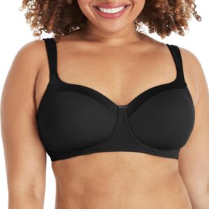 Playtex womens Secrets Balconette Full-coverage Wireless T-shirt Bra for Full Figures, Us4824