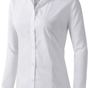 Beninos Women’s Formal Work Wear White Simple Shirt