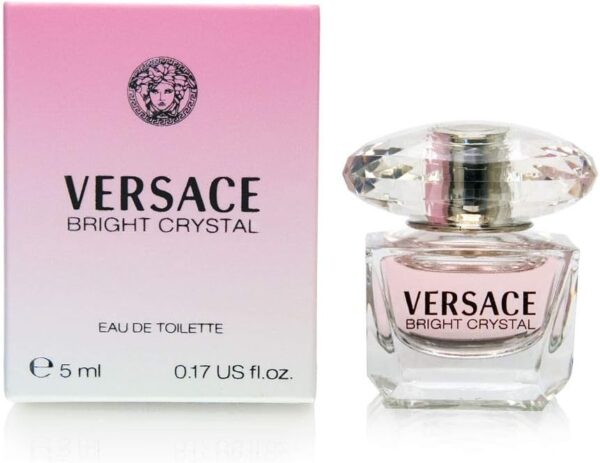 Versace Bright Crystal By Gianni Versace For Women. Eau De Toilette .17-Ounce Mini