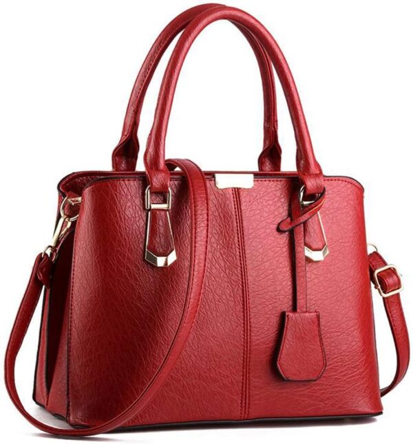 Purses and Handbags for Women Fashion Messenger Bag Ladies PU Leather Top Handle Satchel Shoulder Tote Bags