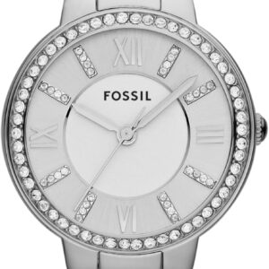 Fossil Virginia Women’s Watch with Crystal Accents and Self-Adjustable Stainless Steel Bracelet Band