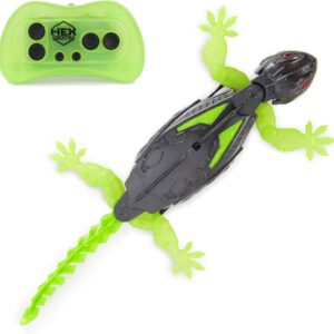 HEX BOTS Wall Crawler Gecko, Rechargeable Remote Control Robot Kids Toys, Climbs up Walls for Prank Toys & Games, RC Robot Toys for Boys & Girls Ages 4 & Up