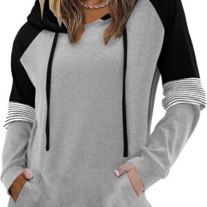 CHICZONE Women Long Hoodies Long Sleeve Hooded Sweatshirt Fall Drawstring Pullover Tops with Pockets