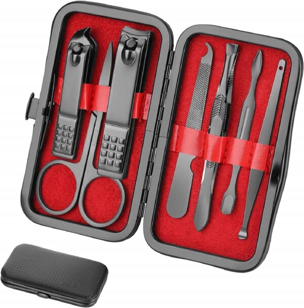 Manicure Set Personal Care Nail Clipper Kit Manicure Professional Pedicure Set Mens Accessories Grooming Kit Fathers Gift for Men Husband Boyfriend Parent