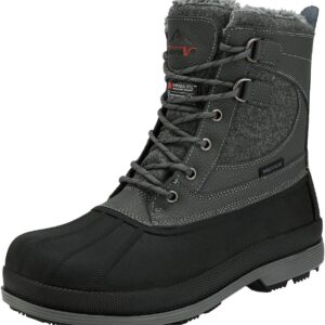 NORTIV 8 Men’s Waterproof Winter Snow Boots