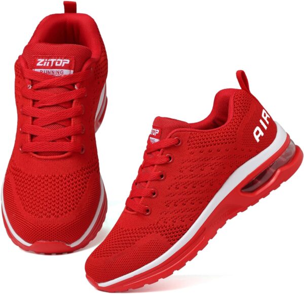 ziitop Running Shoes for Women Walking Shoes Athletic Air Cushion Tennis Shoes Ladies Non Slip Lightweight Fashion Sneakers Breathable Mesh Sport Shoes Girls Workout Casual Gym Jogging Shoes