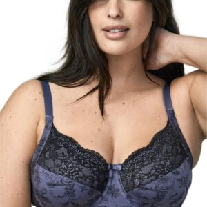 Wonderbra Womens Printed Full Support Underwire Lace Top Cup BraBra