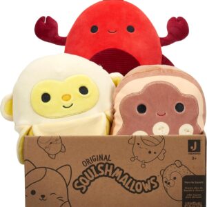 Squishmallow Official Kellytoy Plush 8″ Plush Mystery Box Three Pack – Styles Will Vary in Surprise 8″ Plush Box That Includes Three 8″ Plush