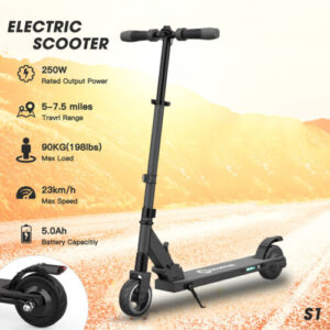 Adjustable Height Folding Electric Scooter Teens Kids 5.0AH Long Range E-scooter