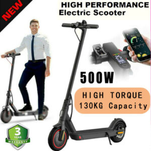 Portable 600W 35KM/H Electric Scooter 30km Adult Fold Travel Commute Black US