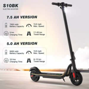 MEGAWHEELS S10 FOLDING ADULT ELECTRIC SCOOTER, 250W, 5.0AH & 7.5AH, UP TO 25KM/H