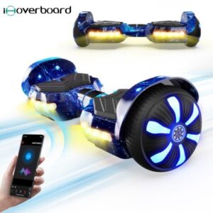 Hoverboard Bluetooth Electric Self-Balancing Scooter W/ LED Lights Gift For Kids