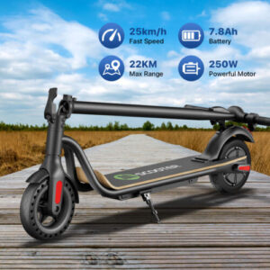 ADULT & TEEN ELECTRIC SCOOTER 7.8AH LONG-RANGE FOLDING E-SCOOTER SAFE COMMUTER