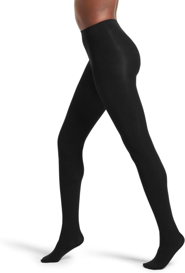 No Nonsense Women's Super Opaque Control-Top Tights