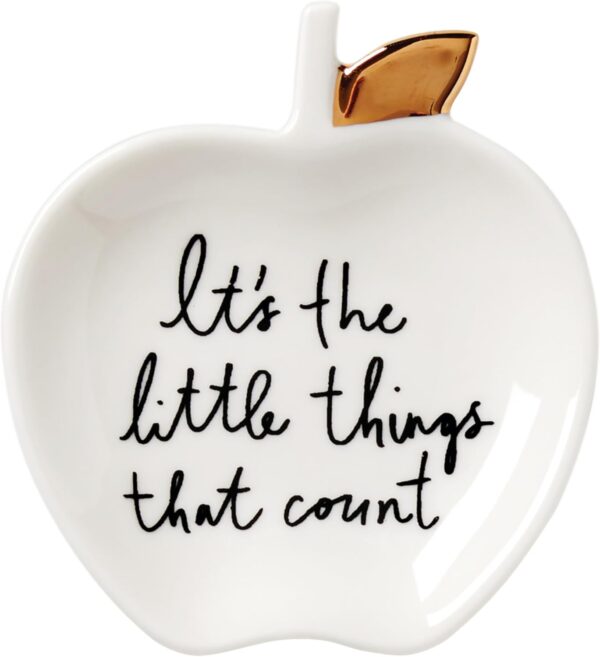 Kate Spade 894016 Charmed Life Apple Ring Dish