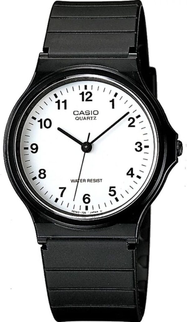 Casio Men's Quartz Resin Casual Watch, Color:Black (Model: MQ24-7B)