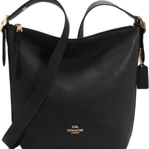 COACH HOUSE accents Val Duffle In Signature Canvas (Black) One Size, Black, Crossbody