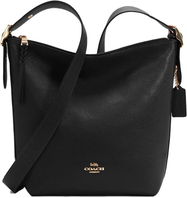 COACH HOUSE accents Val Duffle In Signature Canvas (Black) One Size, Black, Crossbody