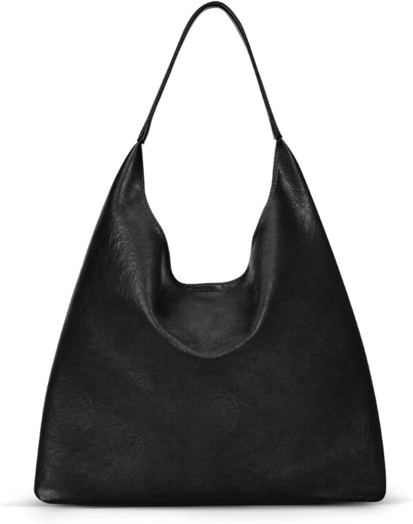 VOSTEVAS Tote Bag Hobo Handbags for Women Soft Vegan Leather Shoulder Bags Slouchy Tote Purses for Work Shopping