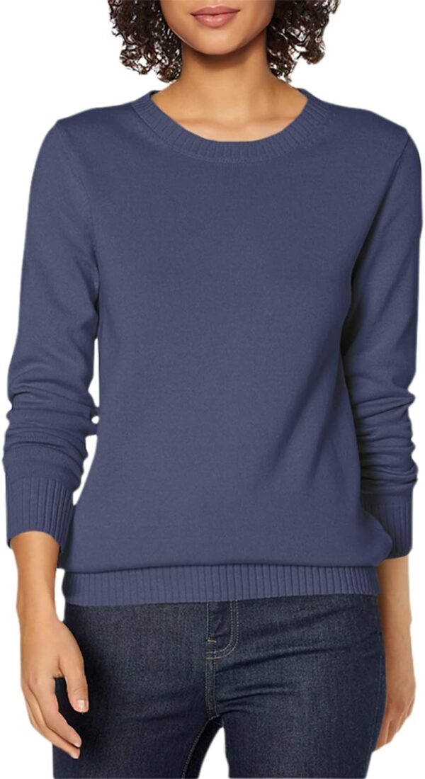 Amazon Essentials Women's Standard 100% Cotton Crewneck Sweater