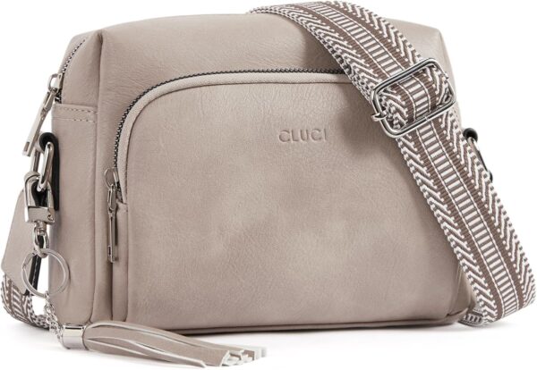 CLUCI Crossbody Bag for Women, Cross Body Purses for women Vegan Leather, Shoulder Handbags with Adjustable Strap