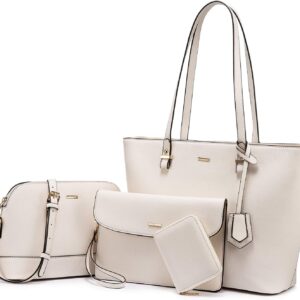 LOVEVOOK Handbags for Women Shoulder Bags Tote Satchel Hobo 3pcs Purse Set