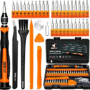 JOREST 38Pcs Small Precision Screwdriver Set with Torx T5, T6, Y00, Mini Repair Tool Kit for Macbook, Computer, Laptop, iPhone, PS4 PS5, Xbox, Switch, Eyeglasses, Watch, Ring Doorbell, Electronic, etc