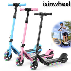 Electric Scooter 16KM/H 11KM Range for Kids Age 6-14 150W Kick E-Scooter 2 Speed