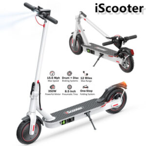 iScooter Folding Electric Scooter 350W Adults Long Range 25KM/H Speed E-Scooter