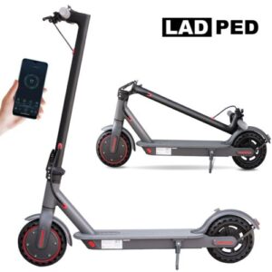 LADPED 350W 8.5″ Adult Electric Scooter Foldable 19MPH 10.5AH 30KM E-Scooter