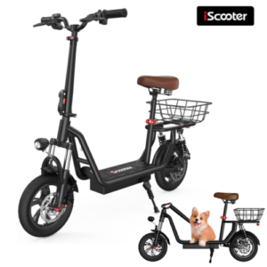 iScooter 500W Electric Scooter With Seat 21 Miles Long Range Foldable E-Scooter