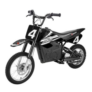 Razor MX650 Dirt Rocket Electric Motocross Dirt Bike, 17 MPH, Black (Open Box)