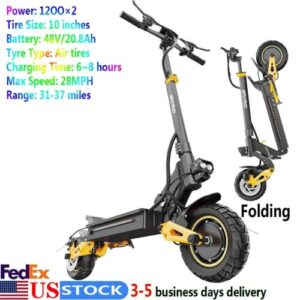 Electric Scooters 2400 Dual Motor Off Road Folding E-Scooter Commute pro scooter