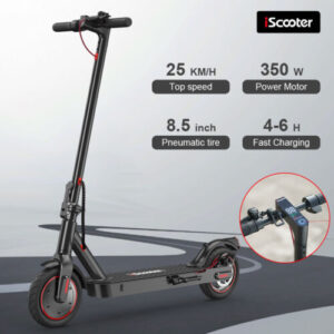 Electric Scooter Adults 350W Folding E-Scooter 25KM/H Long Range 8.5” Soft Tire