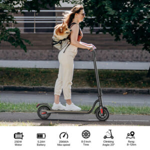 ELECTRIC SCOOTER FOR ADULT/TEEN LONG RANGE FOLDING E-SCOOTER SAFE URBAN COMMUTER