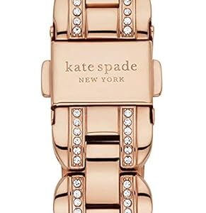 Kate Spade New York Designer Interchangeable Stainless Steel Band Compatible with Your 38/40/41mm Apple Watch Series 9/8/7/6/5/4/3/2/1/SE