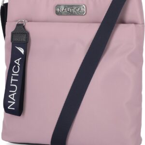 Nautica Women’s Diver Nylon Small Crossbody Bag Purse with Adjustable Shoulder Strap Cross Body