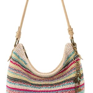 The Sak Women’s Sequoia Hobo Bag in Hand-Crochet, Soft & Slouchy Silhouette, Timeless & Elevated Design