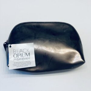 YVES SAINT LAURENT BLACK OPIUM SHIMMERING MOISTURE FLUID 1.6 oz + Cosmetic Bag