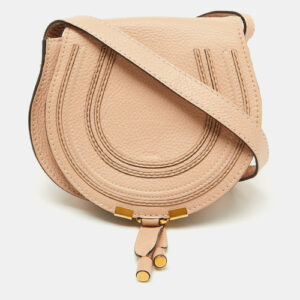 Chloe Shoulder Bag hand Bag Leather Brown  Marcie