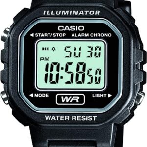 Casio LA20WH Series | Women’s Digital Watch | Water Resistant | LED Light | Auto Calendar | Date Display | 1/100 SEC Stopwatch | Regular Time Keeping (HR, Min, SEC, PM, Date, Day) | 5 Yr Batt