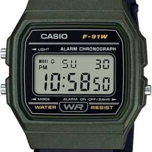 Casio Men’s F-91WM-3ACF Classic Digital Display Quartz Black Watch