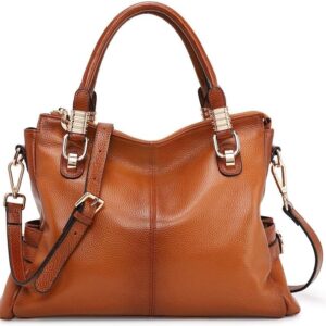 Kattee Women’s Genuine Leather Purses and Handbags Satchel Tote Shoulder Bag