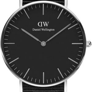 Daniel Wellingon Classic Cornwall Watch, Black NATO Band