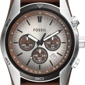 Fossil Coachman Men’s Watch with Genuine Leather Bracelet Cuff