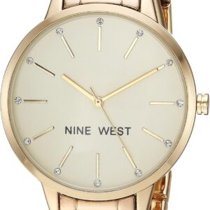 Nine West Round Goldtone Bracelet Watch