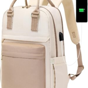 Laptop Backpack for Women 15.6 Inch Laptop Bag Fashion Backpacks Stylish Teacher Nurse Travel Bags Purse Daypacks for Work