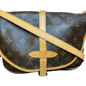 Auth Louis Vuitton Monogram Saumur 30 Shoulder Bag M42256 Used