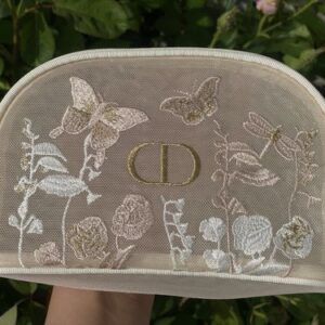 Dior Beauty Mother’s Day Butterfly Mesh Zip Pouch NEW IN BOX!